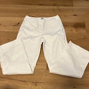CHICO’S White Wide Leg Pants Size 1.5